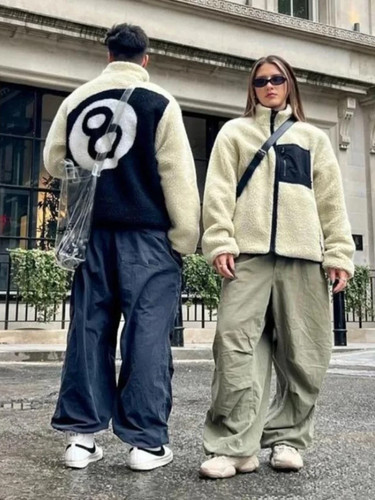 Ball fleece jacke oversize - ball,