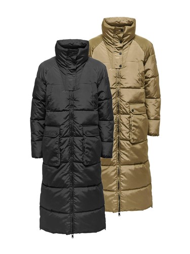 Only damen long puffer mantel - damen,