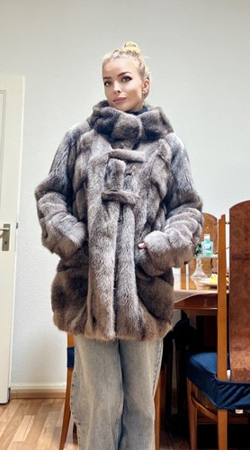 Sale pelzmantel black - pelzmantel,
