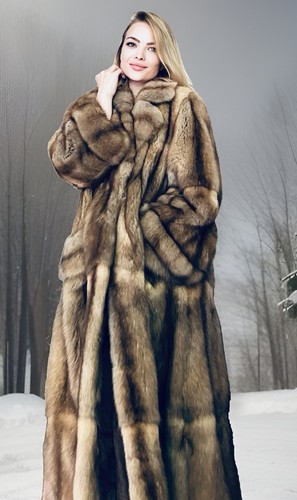 Sale pelzmantel siberischer - sale,